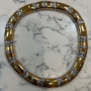 D'orlan Jewellers Gold and Silver Choker
